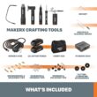 WORX POWER SHARE 6-Piece Variable Speed Cordless 20-volt Max-Amp Crafting Rotary Tool with Soft Case