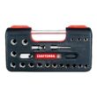CRAFTSMAN V-Series 21-Piece Metric 1/2-in Drive 6-point Set Shallow Socket Set