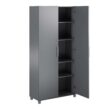 Ameriwood Home Camberly 35.68-in W x 74.31-in H Wood Composite Graphite Grey/Graphite Grey Freestanding Utility Storage Cabinet Ameriwood Home Camberly 35.68-in W x 74.31-in H Wood Composite Graphite Grey/Graphite Grey Freestanding Utility Storage Cabinet