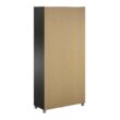 Ameriwood Home Camberly 35.68-in W x 74.31-in H Wood Composite Black Oak/Nightfall Oak Freestanding Utility Storage Cabinet