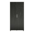Ameriwood Home Camberly 35.68-in W x 74.31-in H Wood Composite Black Oak/Nightfall Oak Freestanding Utility Storage Cabinet