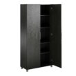 Ameriwood Home Camberly 35.68-in W x 74.31-in H Wood Composite Black Oak/Nightfall Oak Freestanding Utility Storage Cabinet