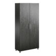 Ameriwood Home Camberly 35.68-in W x 74.31-in H Wood Composite Black Oak/Nightfall Oak Freestanding Utility Storage Cabinet