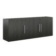 Ameriwood Home Camberly 54-in W x 20.31-in H Wood Composite Black Oak/Nightfall Oak Wall-mount Utility Storage Cabinet
