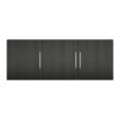 Ameriwood Home Camberly 54-in W x 20.31-in H Wood Composite Black Oak/Nightfall Oak Wall-mount Utility Storage Cabinet