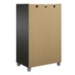 Ameriwood Home Camberly 23.46-in W x 39.2-in H Wood Composite Black Oak/Nightfall Oak Freestanding Utility Storage Cabinet
