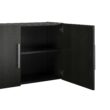 Ameriwood Home Camberly 54-in W x 20.31-in H Wood Composite Black Oak/Nightfall Oak Wall-mount Utility Storage Cabinet