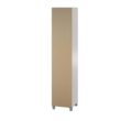 Ameriwood Home Camberly 15.7-in W x 74.3-in H Wood Composite Ivory Oak/Magnolia Oak Freestanding Utility Storage Cabinet