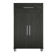 Ameriwood Home Camberly 23.46-in W x 39.2-in H Wood Composite Black Oak/Nightfall Oak Freestanding Utility Storage Cabinet