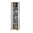 Ameriwood Home Camberly 15.7-in W x 74.3-in H Wood Composite Ivory Oak/Magnolia Oak Freestanding Utility Storage Cabinet