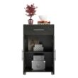 Ameriwood Home Camberly 23.46-in W x 39.2-in H Wood Composite Black Oak/Nightfall Oak Freestanding Utility Storage Cabinet