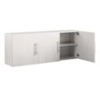 Ameriwood Home Camberly 54-in W x 20.31-in H Wood Composite Ivory Oak/Magnolia Oak Wall-mount Utility Storage Cabinet