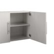 Ameriwood Home Camberly 54-in W x 20.31-in H Wood Composite Ivory Oak/Magnolia Oak Wall-mount Utility Storage Cabinet