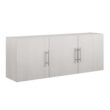 Ameriwood Home Camberly 54-in W x 20.31-in H Wood Composite Ivory Oak/Magnolia Oak Wall-mount Utility Storage Cabinet