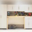 Ameriwood Home Camberly 15.38-in W x 74.32-in H Wood Composite Magnolia Oak Freestanding Utility Storage Cabinet