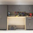 Ameriwood Home Camberly 35.68-in W x 74.31-in H Wood Composite Graphite Grey/Graphite Grey Freestanding Utility Storage Cabinet Ameriwood Home Camberly 35.68-in W x 74.31-in H Wood Composite Graphite Grey/Graphite Grey Freestanding Utility Storage Cabinet