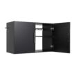 Prepac HangUps 36-in W x 24-in H Wood Composite Black Wall-mount Utility Storage Cabinet Prepac HangUps 36-in W x 24-in H Wood Composite Black Wall-mount Utility Storage Cabinet