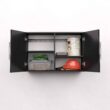 Prepac HangUps 36-in W x 24-in H Wood Composite Black Wall-mount Utility Storage Cabinet Prepac HangUps 36-in W x 24-in H Wood Composite Black Wall-mount Utility Storage Cabinet