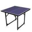 SalonMore Table Tennis Table for Small Spaces, Portable Table with Ping Pong Net, for Indoor and Outdoor Games