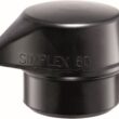 Halder Simplex 4.0456-lb Smooth Face Rubber Head Wood Soft-faced Specialty Hammer