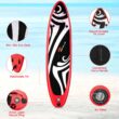 Goplus 11 ft Inflatable Stand Up Paddle Board Surfboard Sup W/Bag Adjustable Fin Paddle