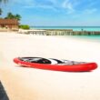 Goplus 11 ft Inflatable Stand Up Paddle Board Surfboard Sup W/Bag Adjustable Fin Paddle