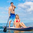 Goplus 11 ft Inflatable Stand Up Paddle Board Sup W/Fin Adjustable Paddle Backpack Sport