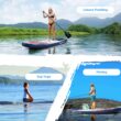 Goplus 11 ft Inflatable Stand Up Paddle Board Sup W/Fin Adjustable Paddle Backpack Sport
