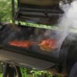 Sophia & William Portable BBQ Charcoal Grill with Offset Smoker, Black Sophia & William Portable BBQ Charcoal Grill with Offset Smoker, Black