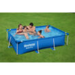 Bestway 8.5t x 5.5ft x 24in Rectangular Above Ground Pool Frame with Filter Pump