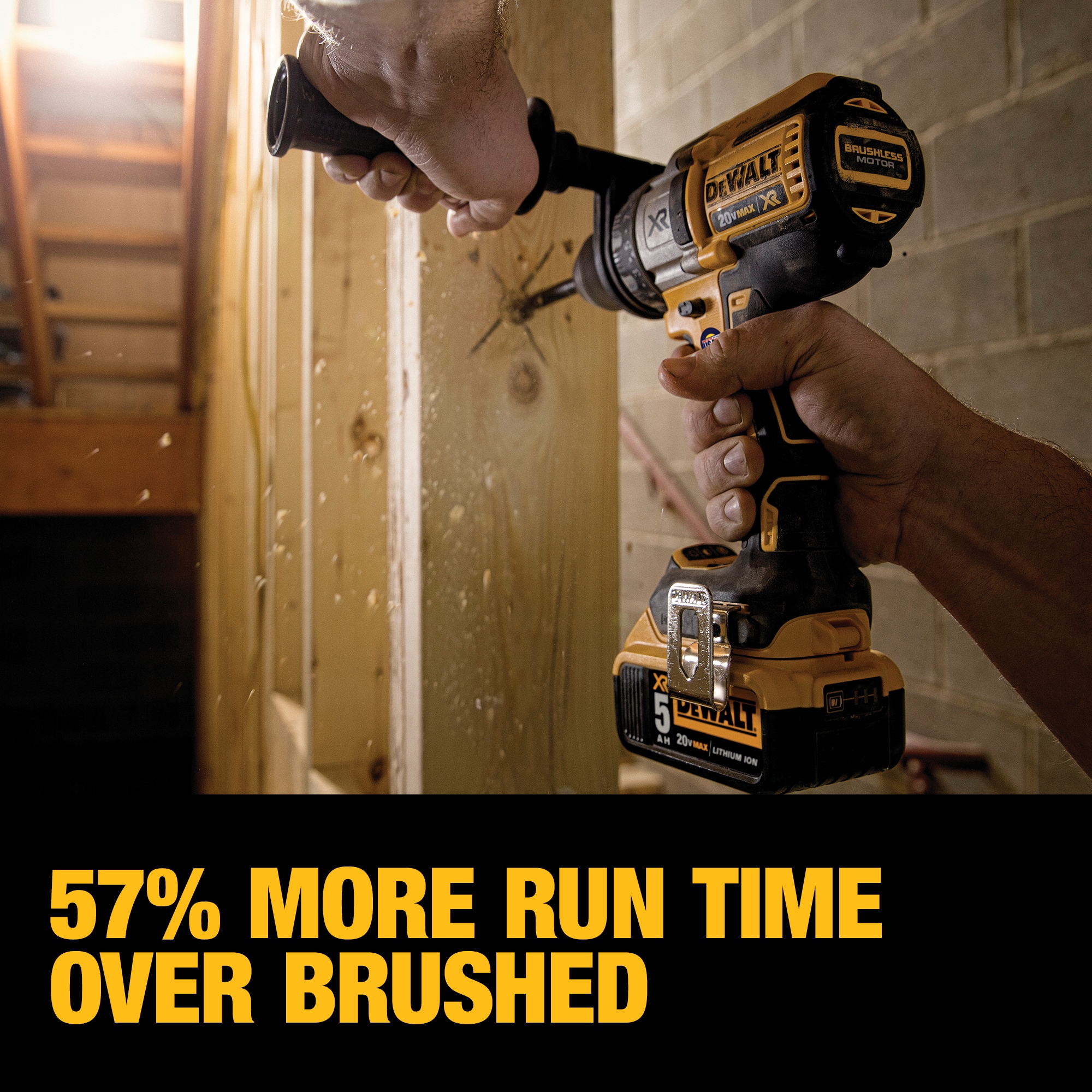 DEWALT 20-volt Max 1/2-in Brushless Cordless Drill (2 Li-ion Batteries Included and Charger Included) DEWALT 20-volt Max 1/2-in Brushless Cordless Drill (2 Li-ion Batteries Included and Charger Included) - Image 9