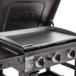 Char-Griller Flat Iron 3-Burner Griddle 3-Burner Liquid Propane Flat Top Grill