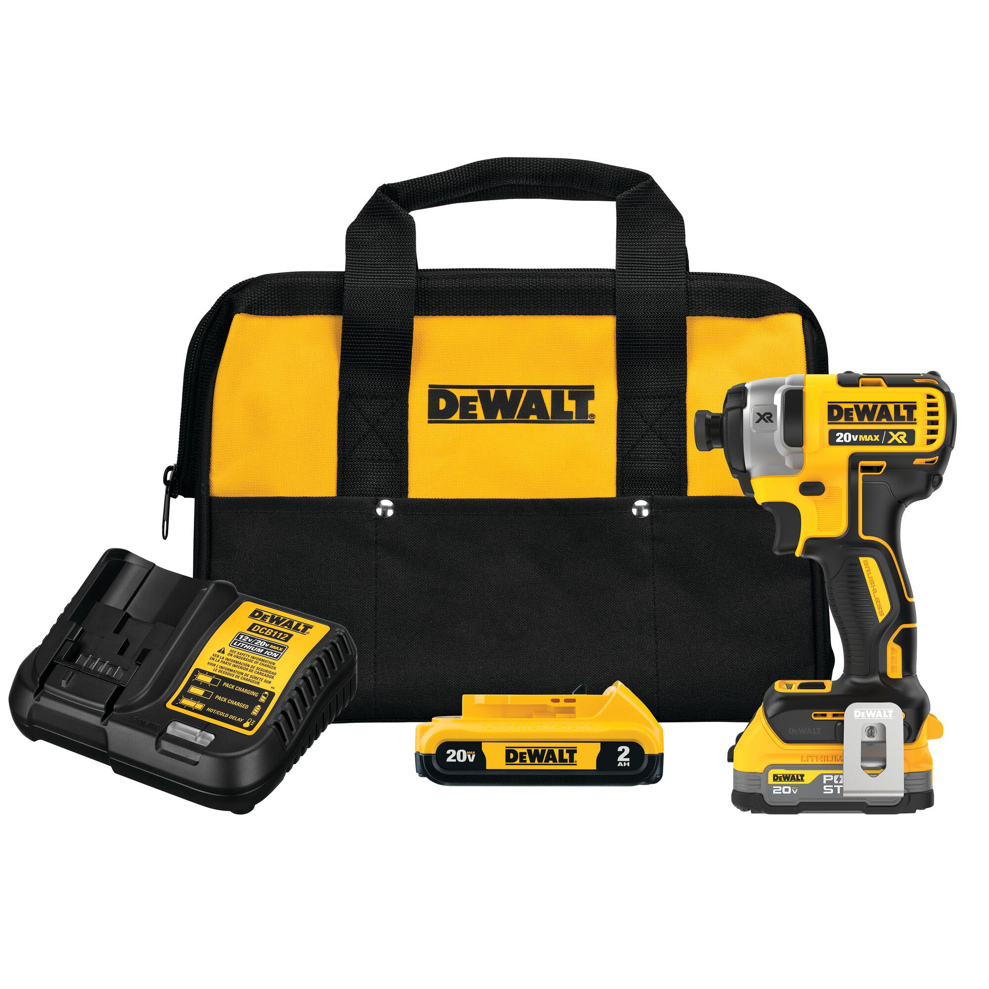DEWALT XR 20-volt Max 1/4-in Variable Speed Brushless Cordless Impact Driver (2-Batteries Included) DEWALT XR 20-volt Max 1/4-in Variable Speed Brushless Cordless Impact Driver (2-Batteries Included)
