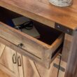 Walker Edison 30-in W x 33-in H Wood Composite Reclaimed Barnwood Freestanding Utility Storage Cabinet