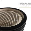 VESSILS MY15TT004 12.6-in W Gray Kamado Charcoal Grill