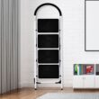 WELLFOR 4-Step 330-lb Capacity Black Steel Foldable Step Stool WELLFOR 4-Step 330-lb Capacity Black Steel Foldable Step Stool