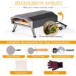 Sophia & William Portable 13" Gas Pizza Oven with Set of Pizza Baking Tools for Outdoor Camping