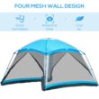 Outsunny 12' x 12' Screen House Room, 8 Person Camping Tent w/ Carry Bag and 4 Mesh Walls for Hiking, Backpacking, and Traveling, Easy Set Up Outsunny 12' x 12' Screen House Room, 8 Person Camping Tent w/ Carry Bag and 4 Mesh Walls for Hiking, Backpacking, and Traveling, Easy Set Up