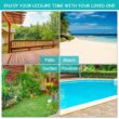 WELLFOR Outdoor Chaise Lounge Rattan Frame Stationary Chaise Lounge Chair(s) with Blue Cushioned Seat