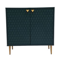 Clihome 2-Door Green Storage Cabinets 31.5-in W x 32-in H Wood Composite Green Freestanding Utility Storage Cabinet