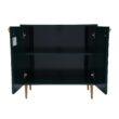 Clihome 2-Door Green Storage Cabinets 31.5-in W x 32-in H Wood Composite Green Freestanding Utility Storage Cabinet