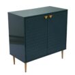Clihome 2-Door Green Storage Cabinets 31.5-in W x 32-in H Wood Composite Green Freestanding Utility Storage Cabinet