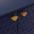Clihome 2-Door Blue Storage Cabinets 31.5-in W x 32-in H Wood Composite Blue Freestanding Utility Storage Cabinet