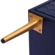 Clihome 2-Door Blue Storage Cabinets 31.5-in W x 32-in H Wood Composite Blue Freestanding Utility Storage Cabinet