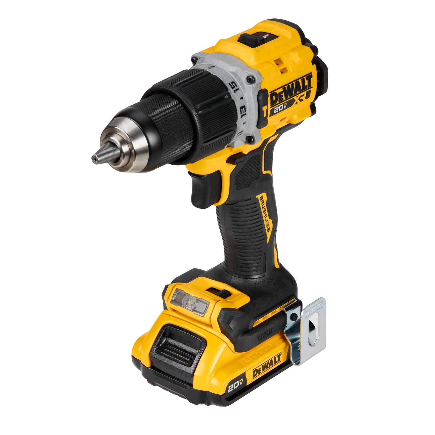 DEWALT 20V MAX XR Brushless Cordless 1/2-in Hammer Drill/Driver Kit DEWALT 20V MAX XR Brushless Cordless 1/2-in Hammer Drill/Driver Kit - Image 12