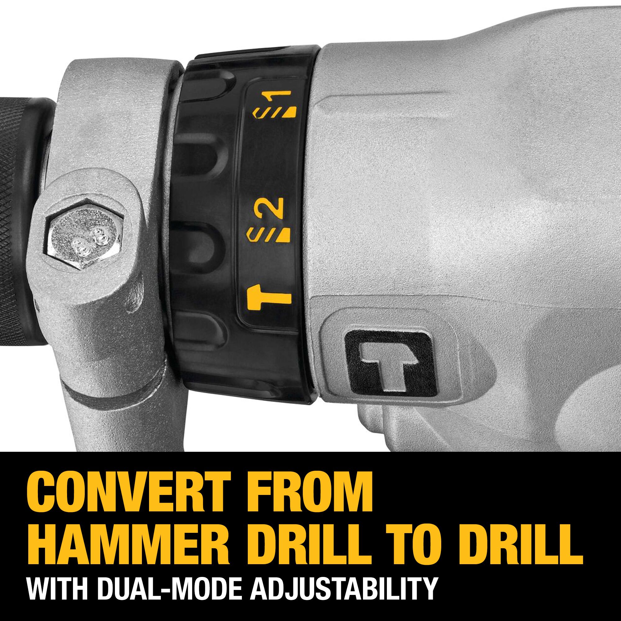 DEWALT 1/2-in 10-Amp Variable Speed Corded Hammer Drill (Tool Only) DEWALT 1/2-in 10-Amp Variable Speed Corded Hammer Drill (Tool Only) - Image 6