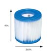 Intex 10ft x 10ft x 30in Pool w/ 10 Foot Round Pool Cover and Filter Cartridge