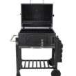 GRILLFEST 24-in W Black Charcoal Grill