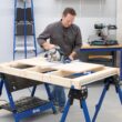 Kreg 32-in W x 35.65-in H Adjustable Anodized Aluminum Track, Steel Legs and Base Saw Horse (1100-lb Capacity) Kreg 32-in W x 35.65-in H Adjustable Anodized Aluminum Track, Steel Legs and Base Saw Horse (1100-lb Capacity)