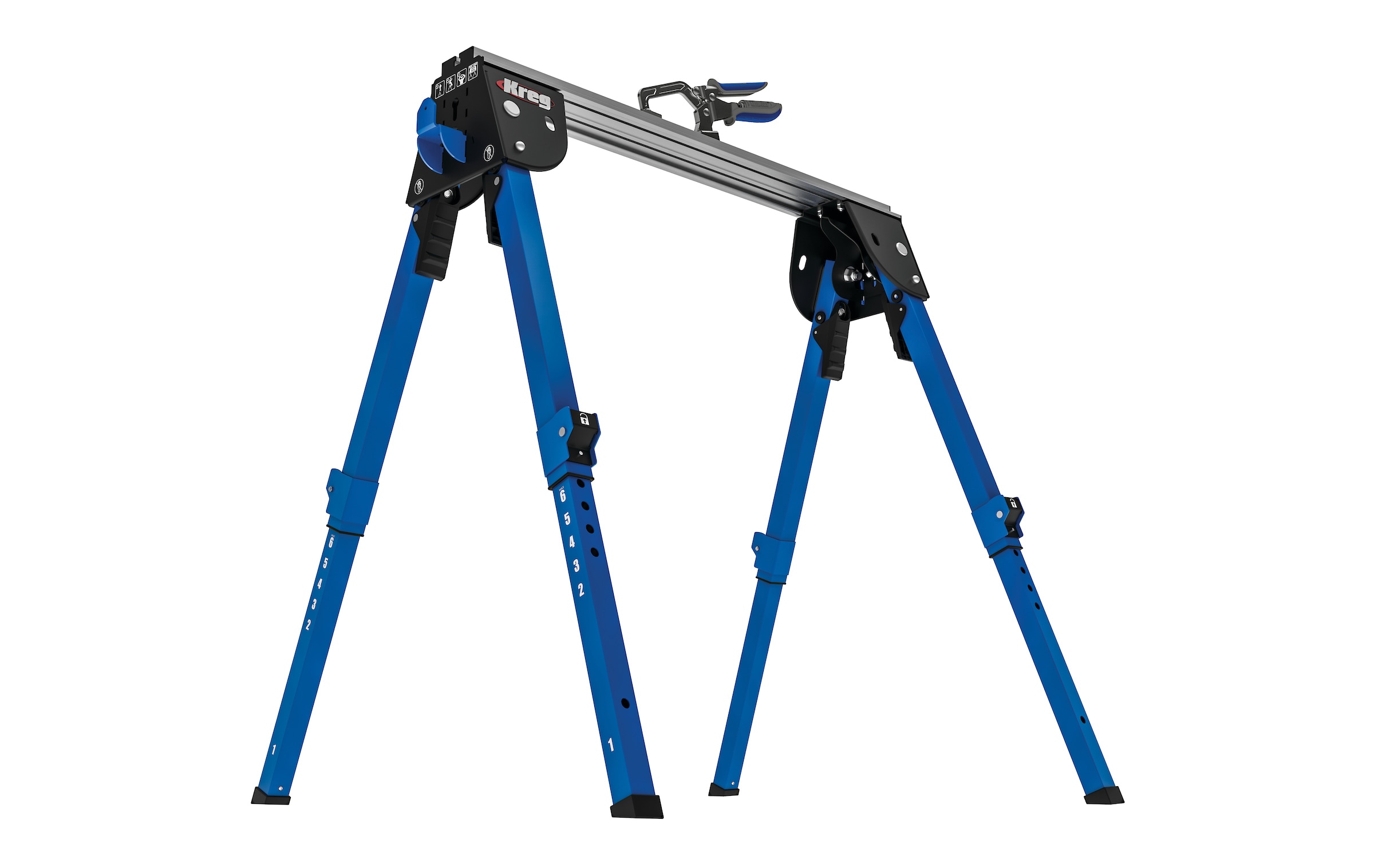 Kreg 32-in W x 35.65-in H Adjustable Anodized Aluminum Track, Steel Legs and Base Saw Horse (1100-lb Capacity) Kreg 32-in W x 35.65-in H Adjustable Anodized Aluminum Track, Steel Legs and Base Saw Horse (1100-lb Capacity)